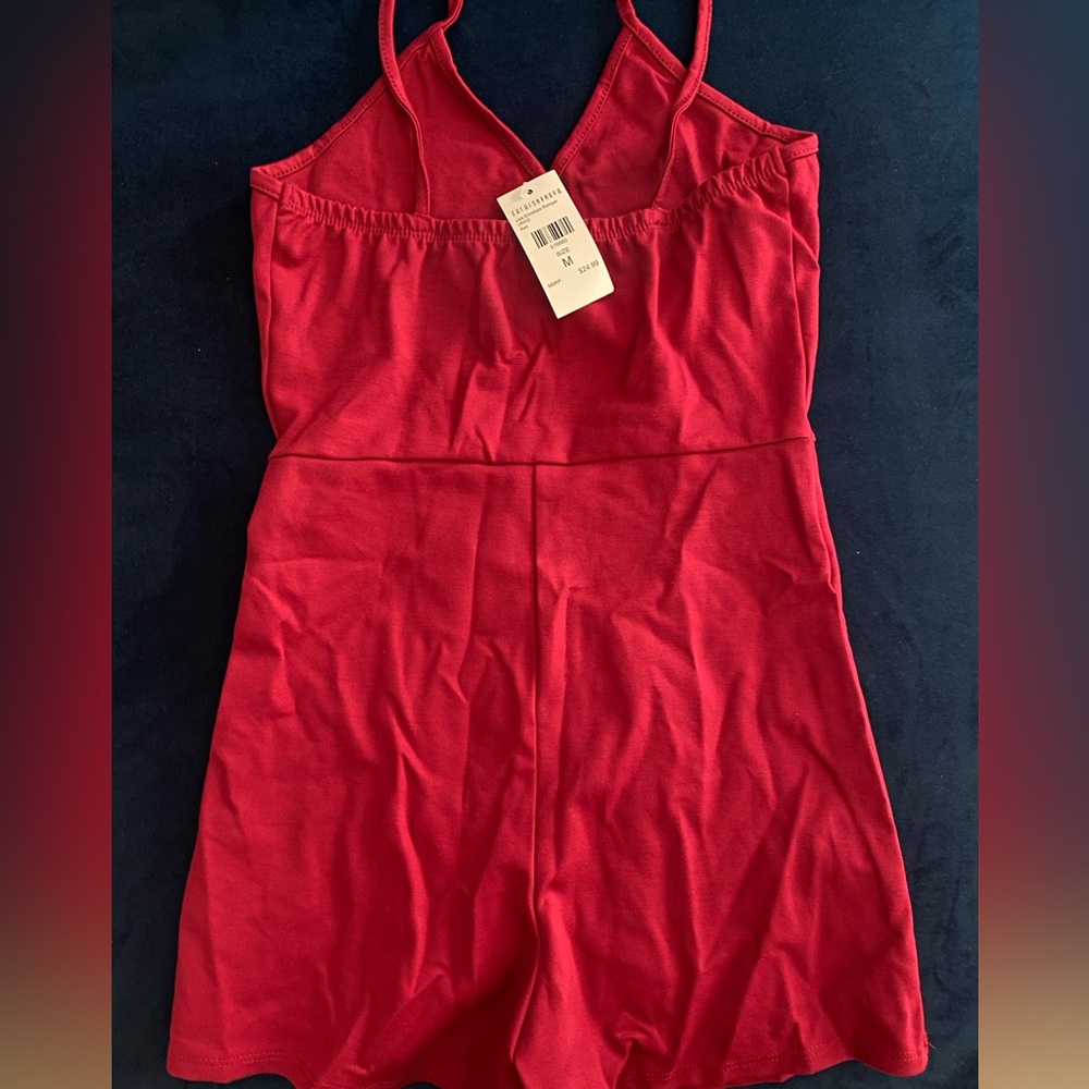 New Fashion Nova, Romper, M , Red